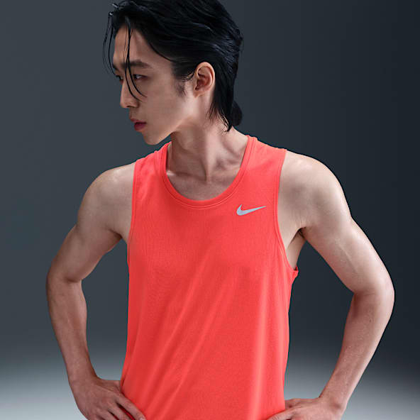 나이키 드라이 핏 마일러 남성 러닝 탱크