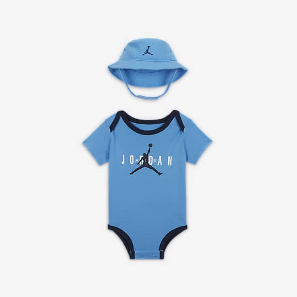 NikeJordan Jumpman Bucket Hat and Bodysuit Set Baby Bodysuit Set