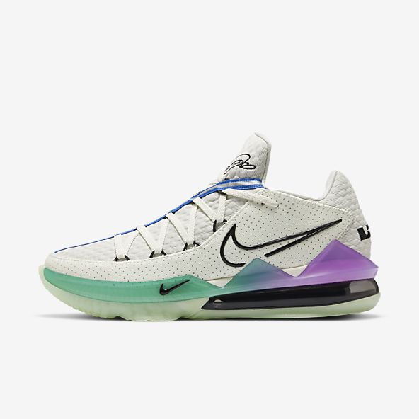 lebron shoes white and purple