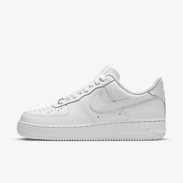all white air force 1's