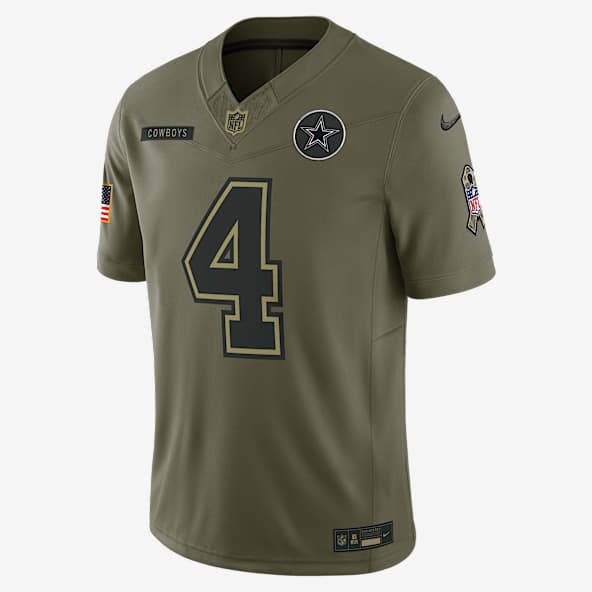 Dak Prescott Dallas Cowboys Salute to Service Men's Nike Dri-FIT NFL Limited Jersey