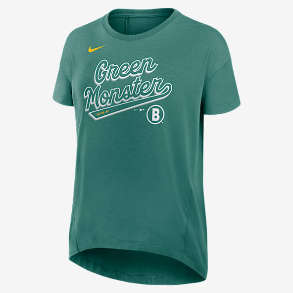 Boston Red Sox City Connect Flowy Playera Nike Dri-FIT de la MLB para mujer