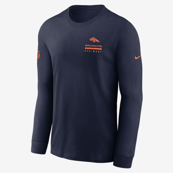 Denver Broncos Sideline Team Issue Men's Nike Dri-FIT NFL Long-Sleeve T-Shirt