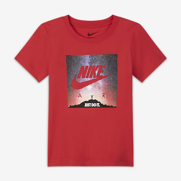 pink and red nike shirt
