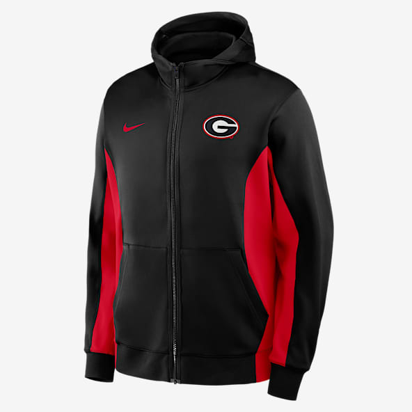 Georgia Game Men's Nike Dri-FIT College Full-Zip Hooded Jacket