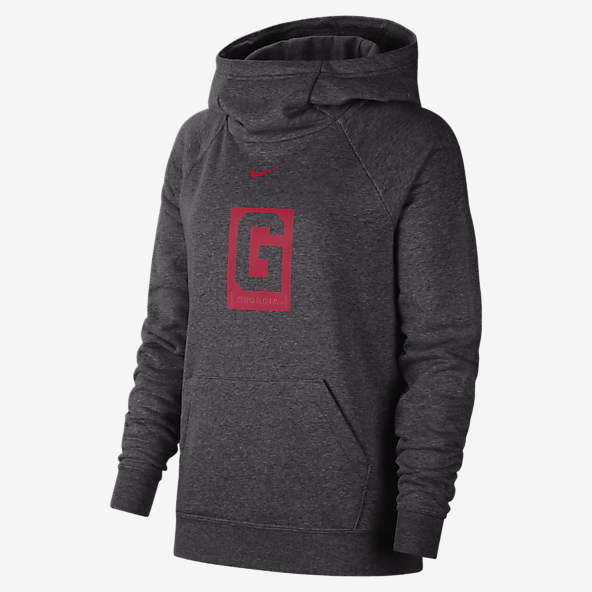 Nike College Essential (Georgia) Women's Funnel-Neck Hoodie