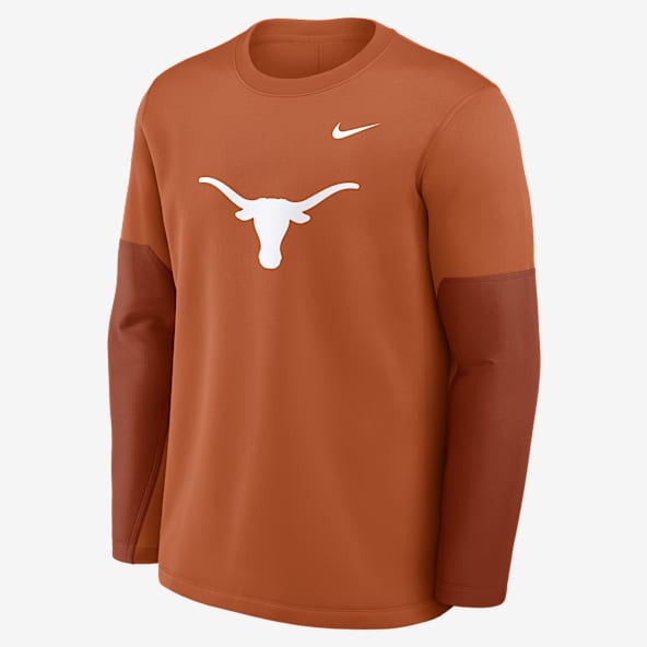 Texas Sideline Coach Men's Nike Therma-FIT College Long-Sleeve T-Shirt