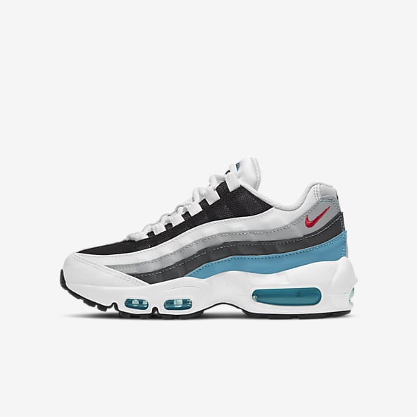 air max 95 blanche bleu rouge