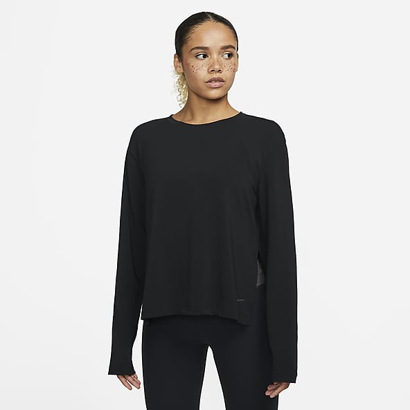 Nike shirt sales dames lange mouwen