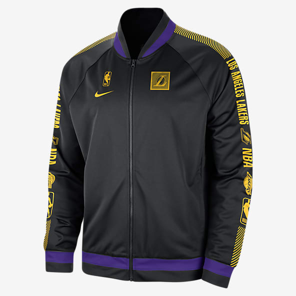 Nike Los Angeles Lakers Purple Authentic Showtime Performance Full-Zip Hoodie Jacket Size: Small