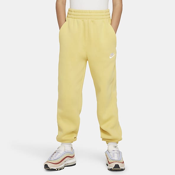 Yellow sweatpants with logo for men and women - NIKE - Pavidas