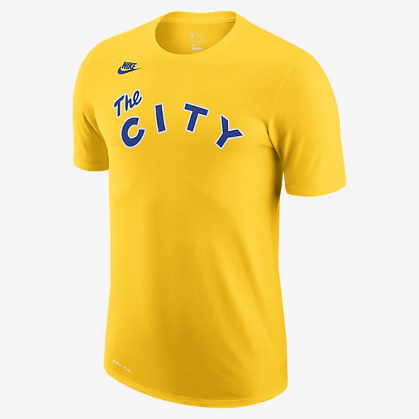 yellow and red nike shirt