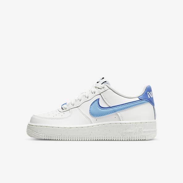 white air forces with colored swoosh