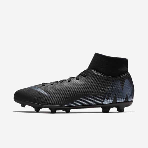 black nike mercurial football boots