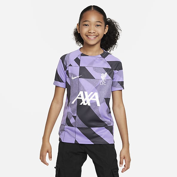 Ni os Morado F tbol Playeras. Nike US