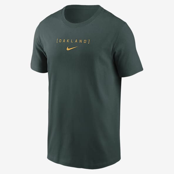 Oakland Athletics Large Logo Back Stack Men's Nike MLB T-Shirt