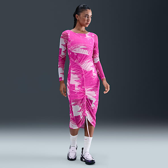 Serena Williams Design Crew Vestido midi de malla para mujer