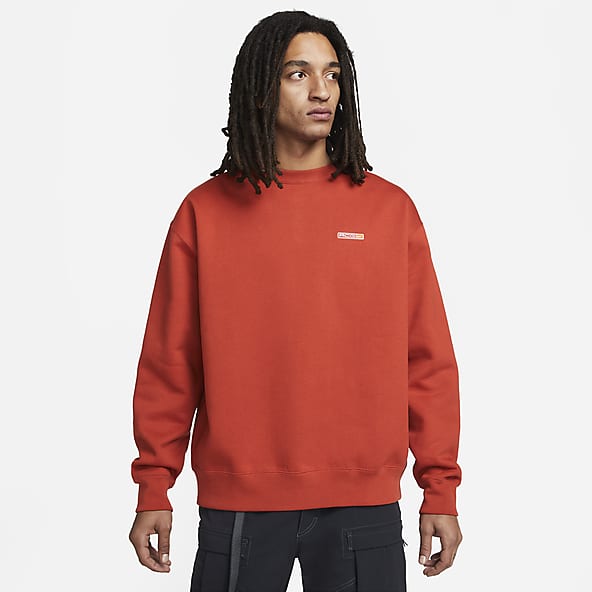grey nike sweatshirt with red tick