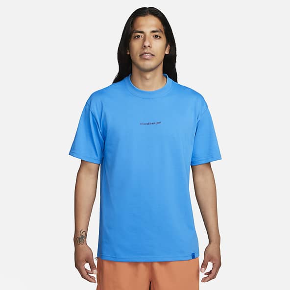 Playera nike azul best sale con cuadros atras