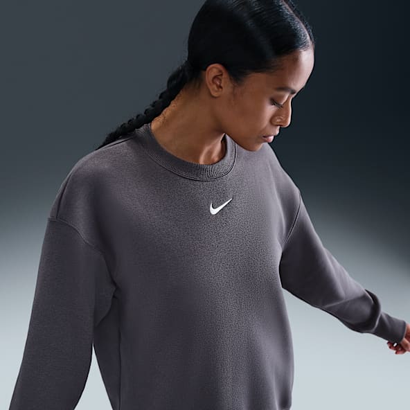 Nike Sportswear Phoenix Fleece Sudadera oversized de cuello redondo para mujer