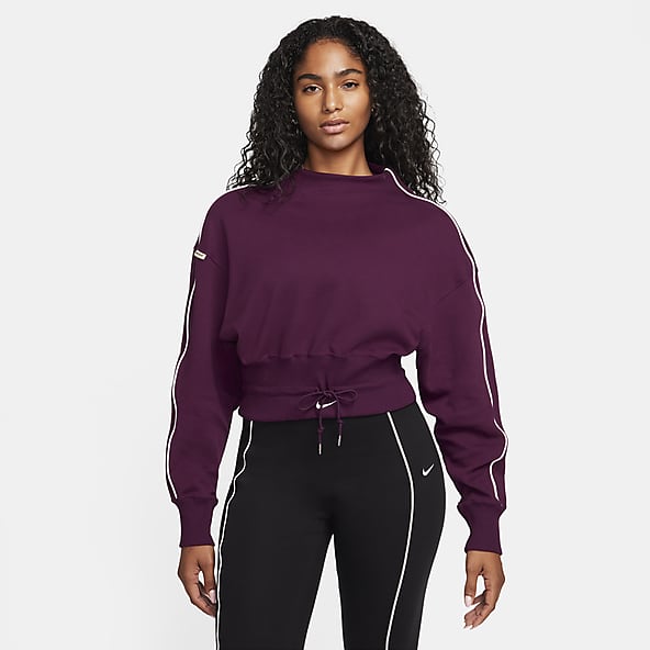 Burgundy nike shirt womens clearance