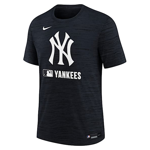 New York Yankees Authentic Collection Velocity Playera Nike Dri-FIT de la MLB para niños talla grande