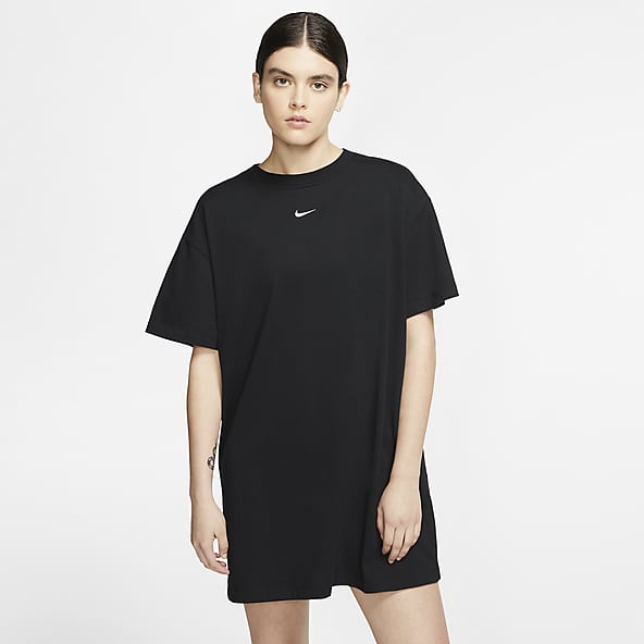 NIKE Nike Sportswear Women's Velour Long-Sleeve Crew Dress