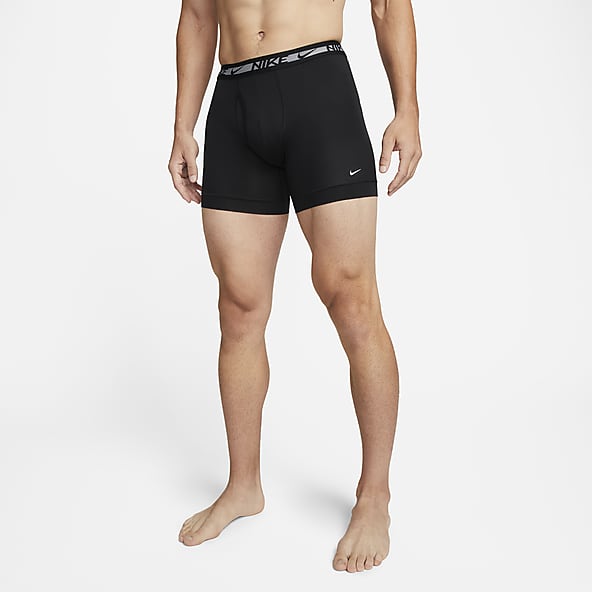 Printful Black Neon Striped Men's Boxers, Designer Premium Elastic Underwear for Men - Made in USA/EU/MX Xs