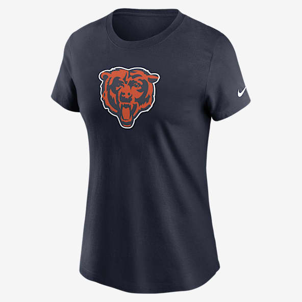Chicago Bears Primary Logo Playera Nike de la NFL para mujer