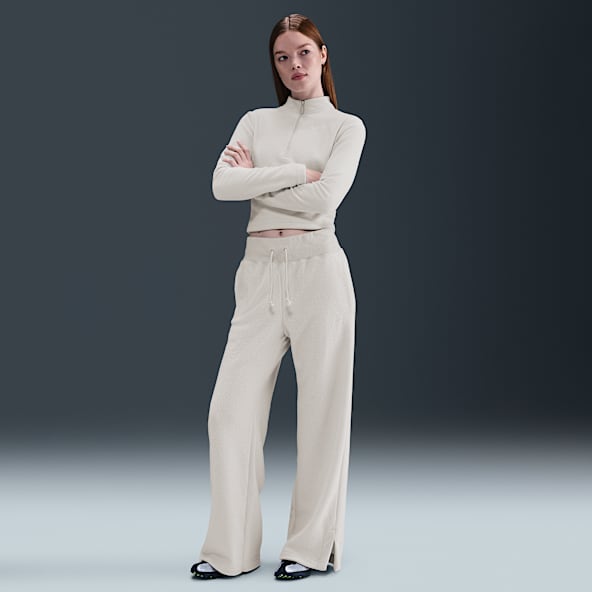 Nike Sportswear Phoenix Plush Women's High-Waisted Wide-Leg Cozy Fleece Pants