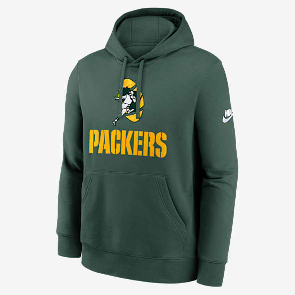 Green Bay Packers Best Season Rewind Club Sudadera con gorro sin cierre Nike de la NFL para hombre