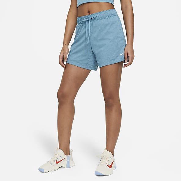 Womens Nike Pro Blue Shorts. Nike.com