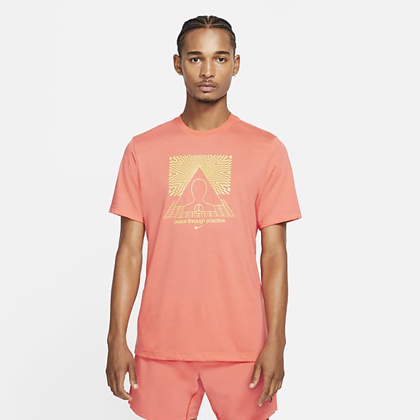 t shirt nike orange homme