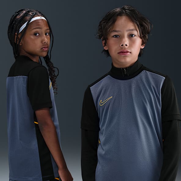 Nike Academy Playera de fútbol Dri-FIT para niños talla grande