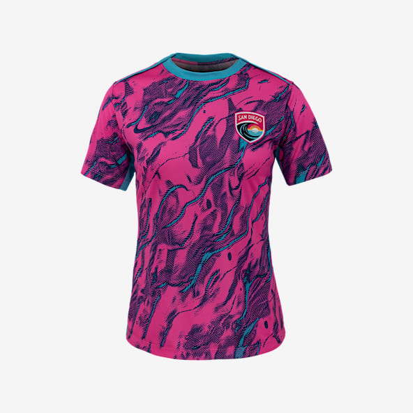 San Diego Wave FC 2025 Women's Nike NWSL Short-Sleeve Pre-Match Top