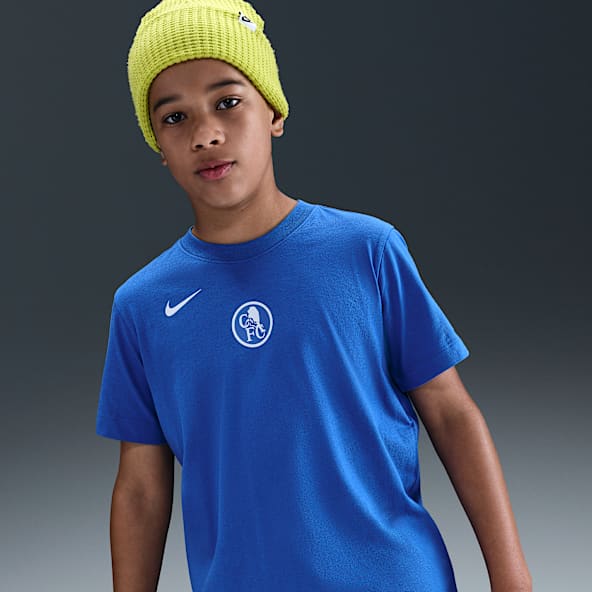Chelsea FC Nike Total 90-fodbold-T-shirt til større børn