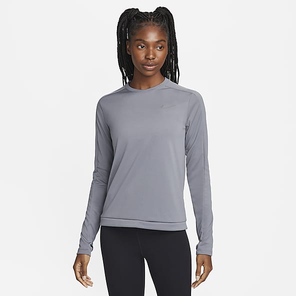 Grey Long Sleeve Shirts. Nike CA