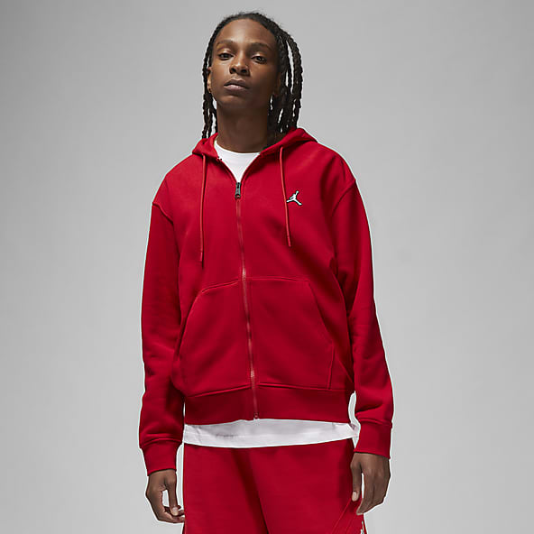 nike red hoodie men