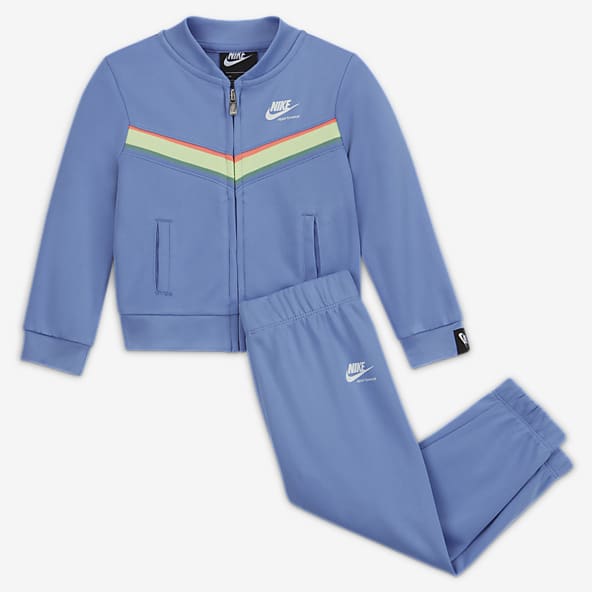 blue nike jogging suit