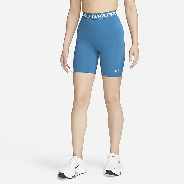Nike Pro Training 365 high waisted leggings in royal blue