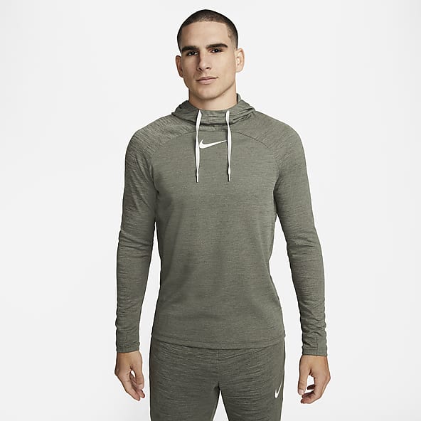 Green Dri-FIT Football Hoodies & Sweatshirts. Nike GB