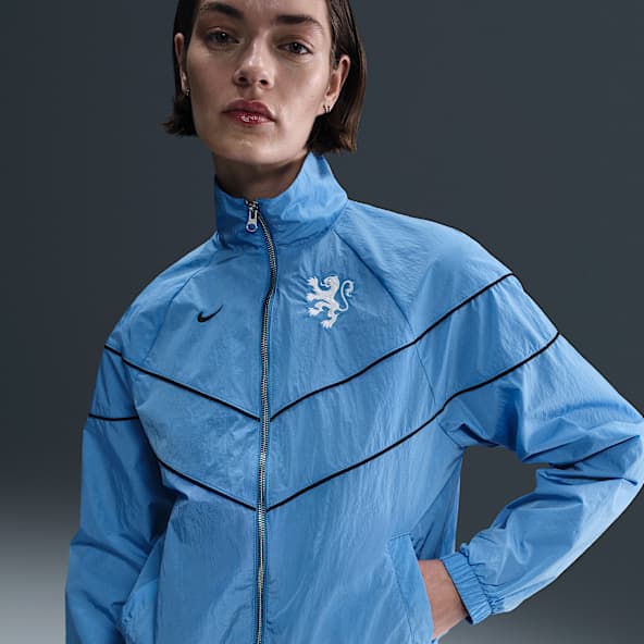 Hollanda Windrunner Nike UV Dokuma Kadın Futbol Ceketi