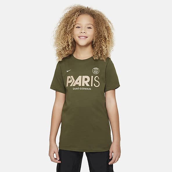 Paris Saint-Germain Mercurial T-shirt piłkarski dla dużych dzieci Nike