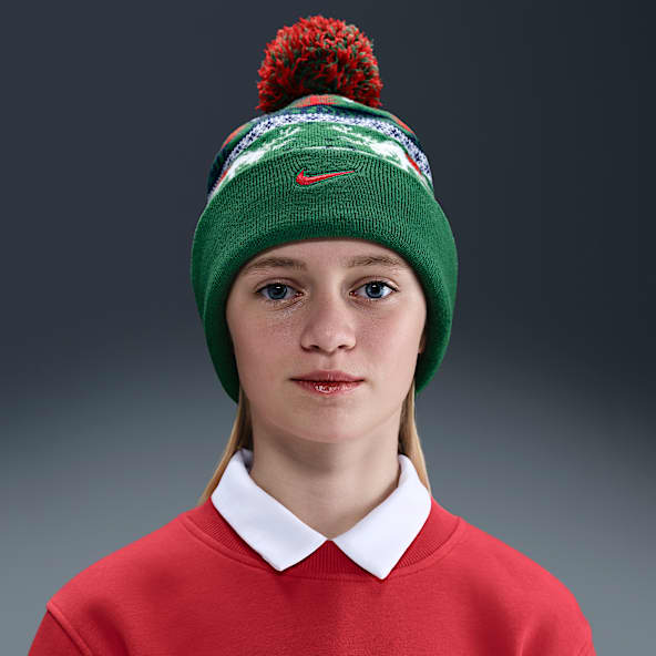 Nike Peak Gorro con dobladillo estándar para niños talla grande