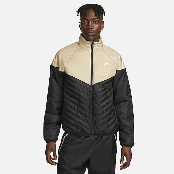 Black and top gold nike windrunner