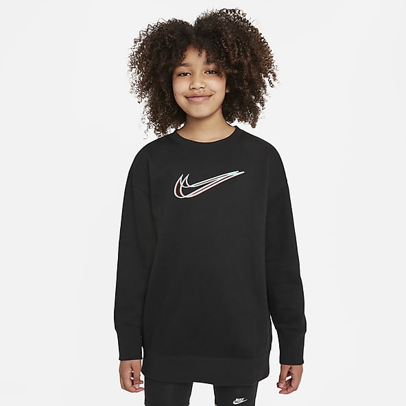Kids black nike jumper