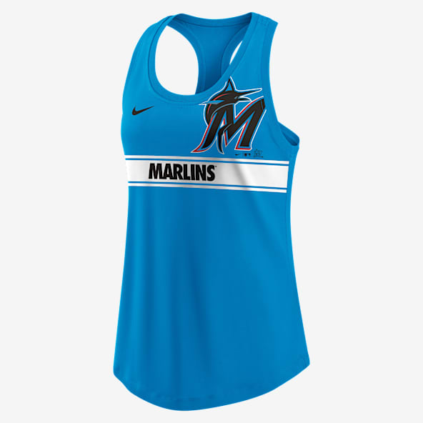 Miami Marlins Logo Women's Nike Dri-FIT MLB Racerback Tank Top