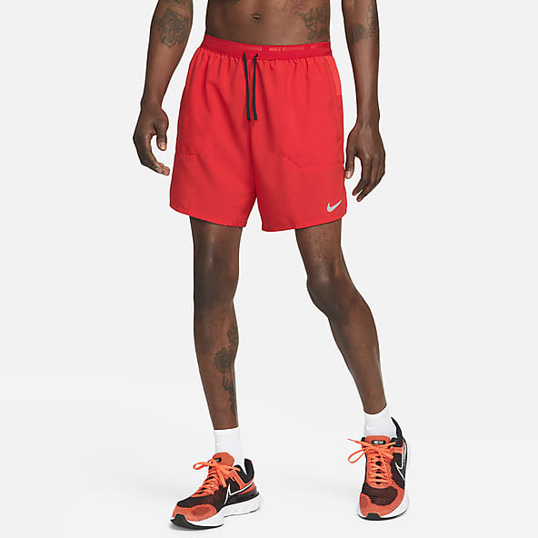 mens nike shorts red