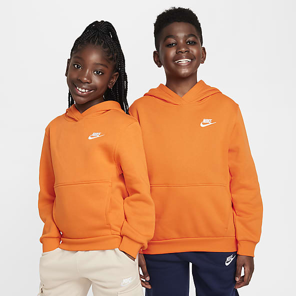 Boys orange hoodie shop
