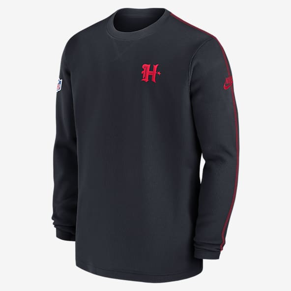 Houston Texans Logo Coach Men’s Nike NFL Long-Sleeve Top